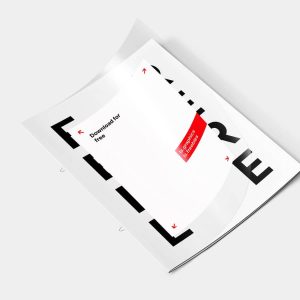 Brochure Blue