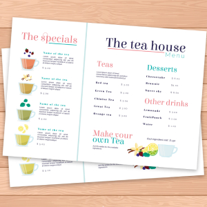 Table Menu Flat